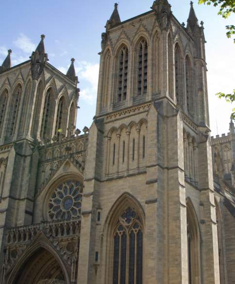 Exterior of Bristol Cathedral - credit Dave Pratt