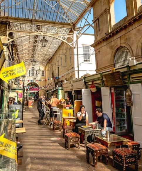 The interior of St Nicholas Market in Bristol's Old City - credit St Nicholas Markets